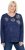 Ulla Popken Metallic Print Extra Soft Christmas Sweatshirt Ink Blue - Džemperi un džemperi ar kapuci - 