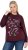 Ulla Popken Sparkling Sequin Bows Christmas Sweatshirt Plum - Džemperi un džemperi ar kapuci - 