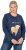 Ulla Popken Let It Snow Sequins Sweatshirt Ink Blue - Džemperi un džemperi ar kapuci - 