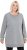 Ulla Popken Nostalgic Escape Oversized Sweatshirt Mouse Grey - Džemperi un džemperi ar kapuci - 