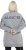 Ulla Popken Nostalgic Escape Oversized Sweatshirt Mouse Grey - Džemperi un džemperi ar kapuci - 