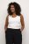 Kaffe Curve Carina Tops bez piedurknēm Chalk - T-krekli - 