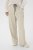 Kaffe Curve Sirana Pants Beige Melange/Black Stripe - Auduma bikses - 