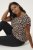 Kaffe Curve Sonna Stanley Tops Leoparda raksts - T-krekli - 