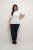Kaffe Curve Carina T-krekls Chalk - T-krekli - 