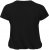 Kaffe Curve Jena V-Neck T-krekls Dziļi melna - T-krekli - 
