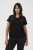 Kaffe Curve Jena V-Neck T-krekls Dziļi melna - T-krekli - 