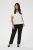 Kaffe Curve Jena V-Neck T-krekls Chalk - T-krekli - 