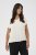Kaffe Curve Jena V-Neck T-krekls Chalk - T-krekli - 