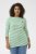 Kaffe Curve Lia Boatneck 3/4 T-Shirt Chalk/Bright Green - Krekli un topi - 