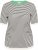 Kaffe Curve Lizzy Knit T-Shirt Chalk/Black Fine Stripe - T-krekli - 