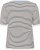 Kaffe Curve Lizzy Knit T-Shirt Chalk/Midnight Fine Stripe - T-krekli - 
