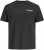 Jack & Jones Oscar T-Shirt Black - Lielo vīriešu t-krekli ar apdruku - Lielo vīriešu t-krekli ar apdruku