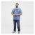 North Latitude Denim Printed Logo T-Shirt Dusty Blue - T-krekli - T-krekli - 2XL-14XL