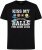 Espionage T436 Good Luck Kiss Printed T-Shirt Black - T-krekli - T-krekli - 2XL-14XL