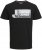 Jack & Jones Logan T-Shirt Black - T-krekli - T-krekli - 2XL-14XL