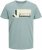Jack & Jones Logan T-Shirt Grey - T-krekli - T-krekli - 2XL-14XL