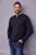 JP1880 Henley T-Shirt Long Sleeve Black TALL - VĪRIEŠU APĢĒRBS MT-6XLT - Apģērbs gariem vīriešiem
