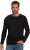 JP1880 Henley T-Shirt Long Sleeve Black TALL - VĪRIEŠU APĢĒRBS MT-6XLT - Apģērbs gariem vīriešiem