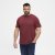 North Latitude T-Shirt O-Neck Bordeaux TALL - TALL T-krekli - T-krekli gariem vīriešiem