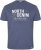 North Latitude Denim Printed T-Shirt Blue Melange TALL - TALL T-krekli - T-krekli gariem vīriešiem