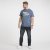North Latitude Denim Printed T-Shirt Blue Melange TALL - TALL T-krekli - T-krekli gariem vīriešiem