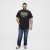 North Latitude Denim Printed Logo T-Shirt Black TALL - TALL T-krekli - T-krekli gariem vīriešiem