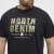 North Latitude Denim Printed Logo T-Shirt Black TALL - TALL T-krekli - T-krekli gariem vīriešiem