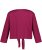 Ulla Popken Versatile Surplice Wrap Tie Hem Bolero Top Magnolia Red - T-krekli - 