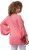Ulla Popken Trumpet Sleeve Cold Dyed Tee Dark Pink - Apdrukāti T-krekli sievietēm - 