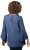 Ulla Popken Trumpet Sleeve Cold Dyed Tee Dove Blue - Apdrukāti T-krekli sievietēm - 