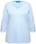 Ulla Popken Country Lettered 3/4 Sleeve Tee Soft Light Blue - Apdrukāti T-krekli sievietēm - 