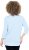 Ulla Popken Country Lettered 3/4 Sleeve Tee Soft Light Blue - Apdrukāti T-krekli sievietēm - 