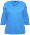 Ulla Popken Country Lettered 3/4 Sleeve Tee Teal Blue - Apdrukāti T-krekli sievietēm - 