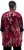 Ulla Popken Velvet Peacock Feather 3/4 Sleeve Tunic Blouse Wine Red - T-krekli - 