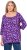Ulla Popken Scribble Print Square Neck 3/4 Sleeve Tee Violet - Apdrukāti T-krekli sievietēm - 