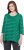 Ulla Popken Striped 3/4 Sleeve A-Line Tee Moss Green - T-krekli - 
