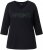 Ulla Popken SPRING Studded 3/4 Sleeve Tee Black - T-krekli - 