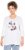 Ulla Popken Casual Mood Floral V-Neck Tee Off-White - T-krekli - 