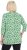 Ulla Popken Graphic Flower A-Line 3/4 Sleeve Tee Apple Green - T-krekli - 
