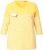 Ulla Popken Paper Boat Print 3/4 Sleeve Tee Sun Yellow - Apdrukāti T-krekli sievietēm - 