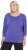 Ulla Popken Quick Drying Batwing Sleeve Tee Blueberry - Apdrukāti T-krekli sievietēm - 