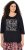Ulla Popken Timeless Love 3/4 Sleeve Graphic Tee - T-krekli - 