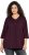 Ulla Popken Mixed Pattern Stripe 3/4 Sleeve Tee Black - T-krekli - 