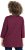 Ulla Popken Flower Print 3/4 Sleeve Tee Dark Ruby - T-krekli - 