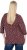 Ulla Popken Gingerbread Print 3/4 Sleeve Tee Plum - T-krekli - 