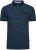 Kam Jeans 5527 AOP Pique Polo with Tipping on Collar/Cuffs Navy - Polo krekli - Polo krekli - 2XL-8XL