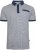 Kam Jeans 5528 AOP Print with Jacquard Collar/Cuffs Polo Navy - Polo krekli - Polo krekli - 2XL-8XL