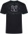 Kam Jeans 5793 Cedar Creek Reverse Print Tee Black - T-krekli - T-krekli - 2XL-14XL