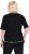 Ulla Popken Classic Fit Half-Sleeve Crew Neck T-shirt With Hem Inscription Black - Apdrukāti T-krekli sievietēm - 
